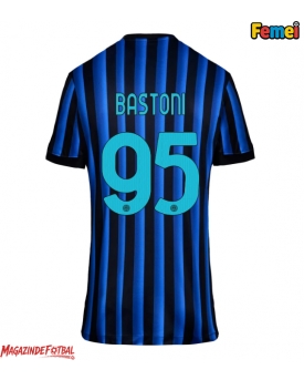 Inter Milan Alessandro Bastoni #95 Tricou Fotbal Replică 2025-26 Femei Acasa Inter Milan Alessandro Bastoni #95 Tricou Fotbal Replică 2025-26 Femei Acasa